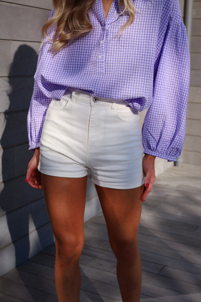 Milo blanc - Short jean