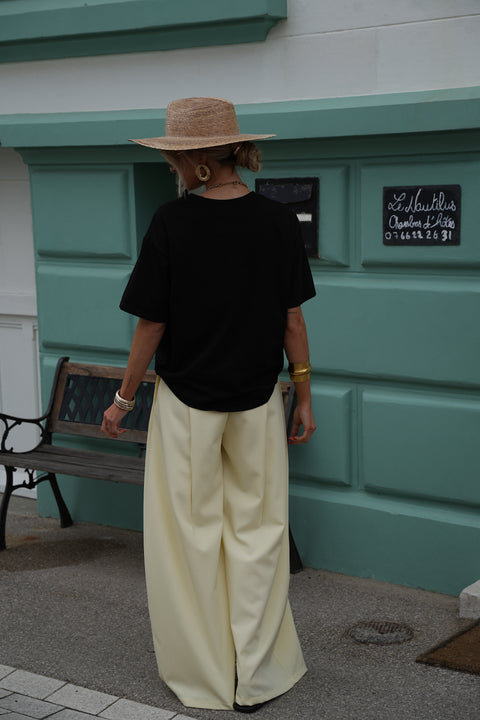 Chelsea jaune - Pantalon ample