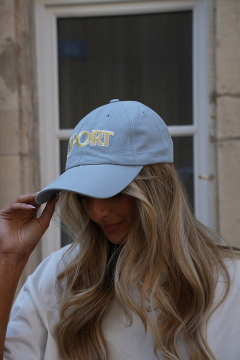 Roby bleue - Casquette brodée