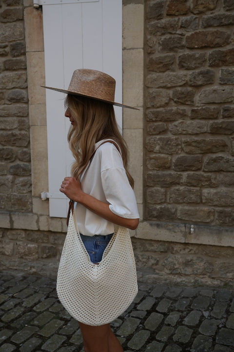 Texa crème - Sac en crochet