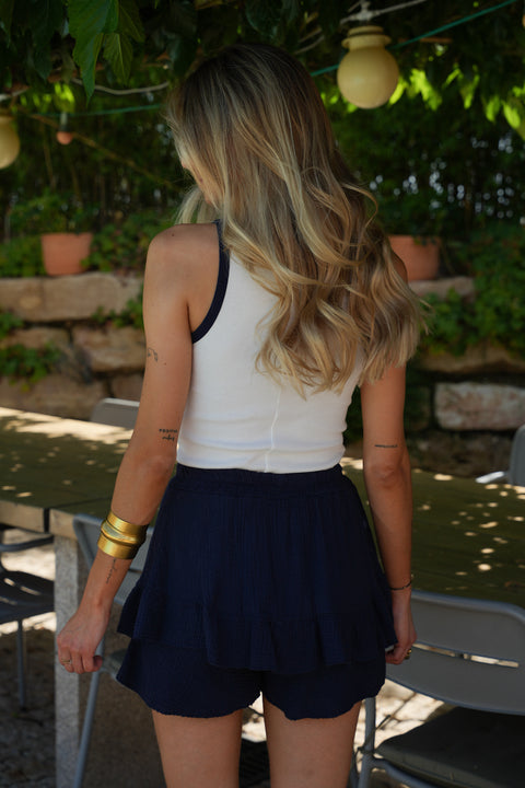Lola marine - Jupe short