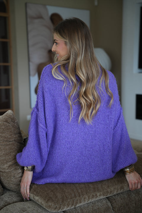 Liliane violet - Pull ample