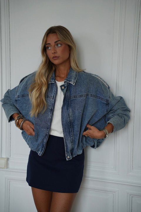 Donia bleue - Veste en jean