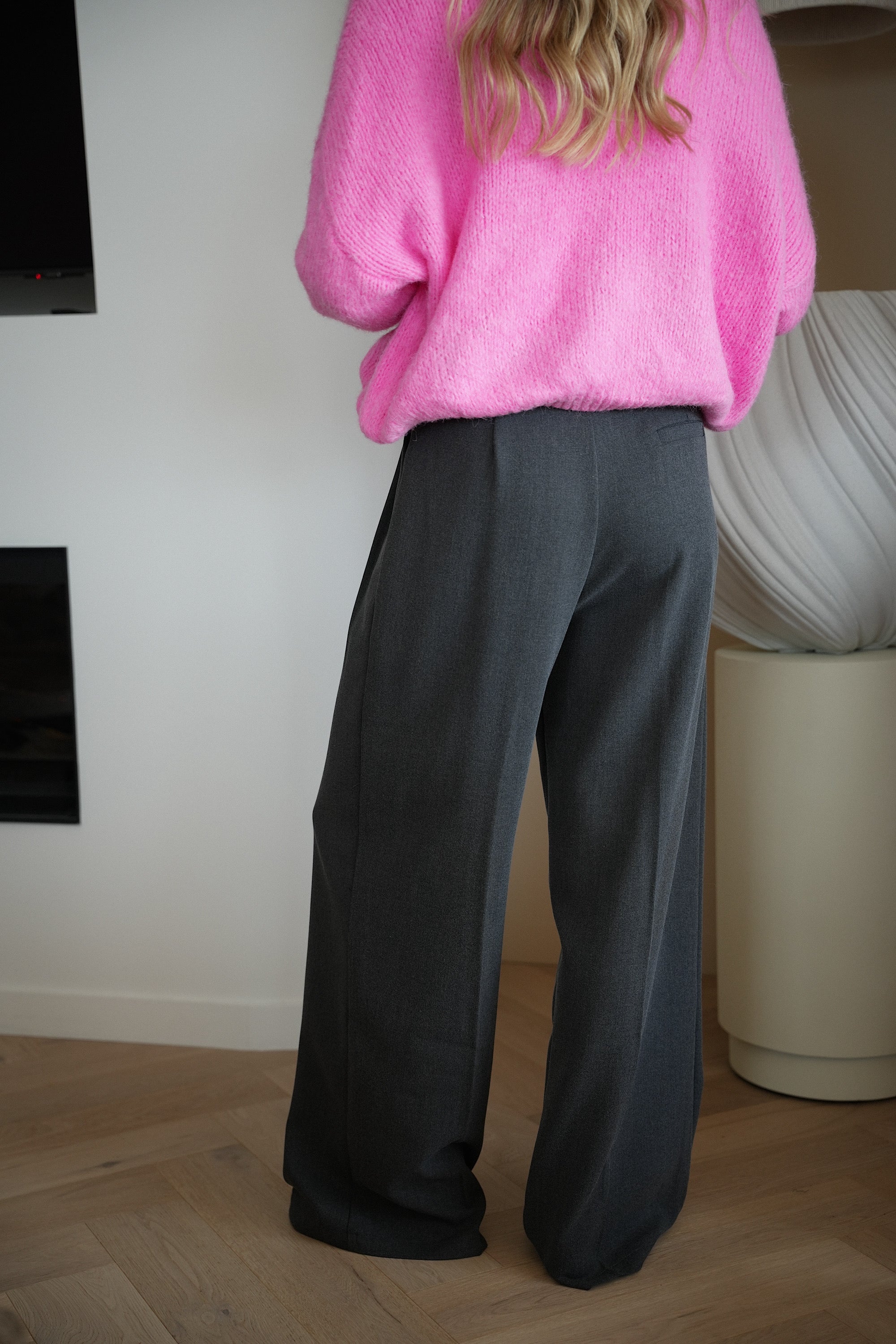 Leane gris - Pantalon droit