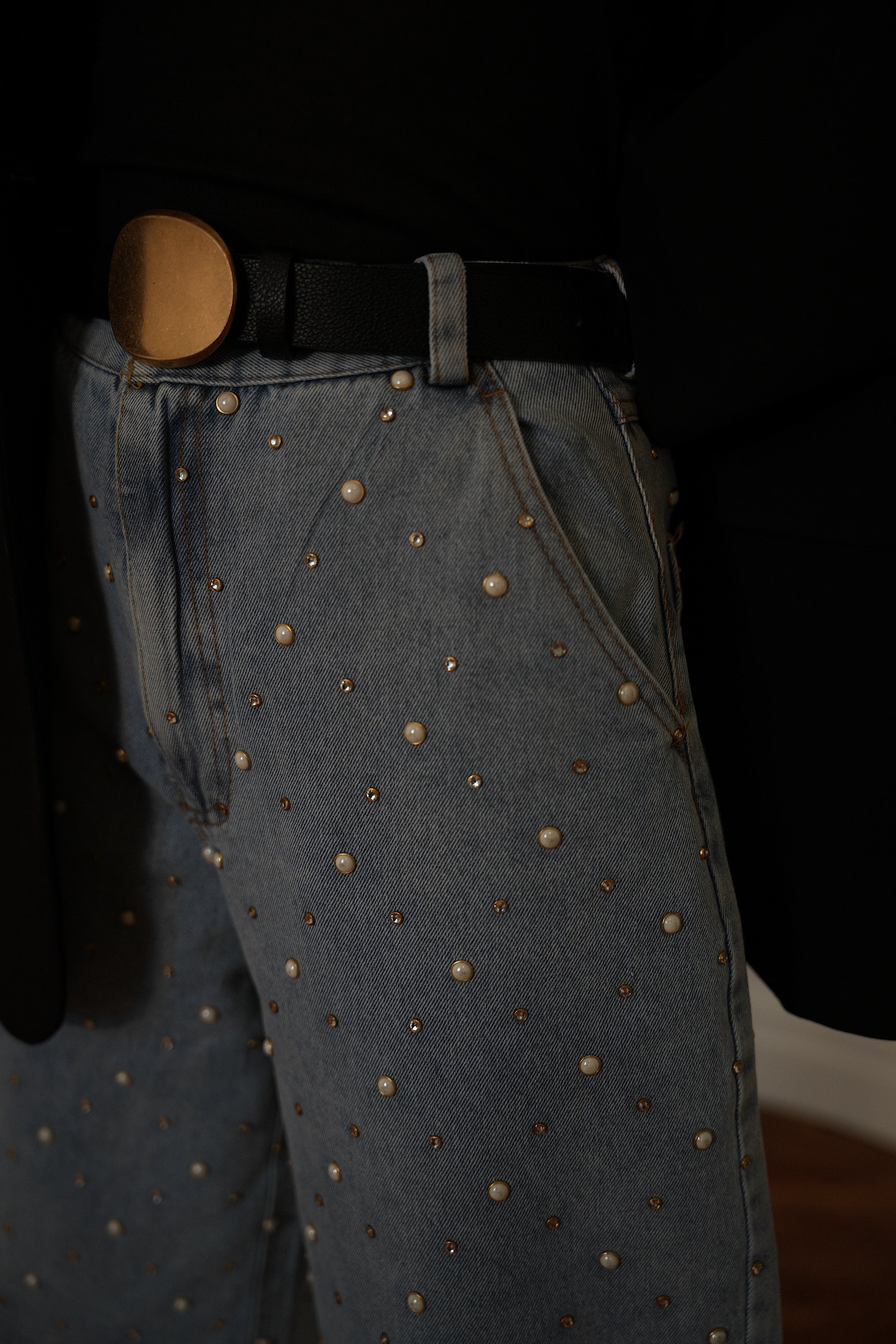 Milo bleu - Jean perlé