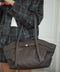 Mélanie chocolat - Sac en cuir grainé
