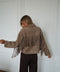 Nina taupe - Veste à franges