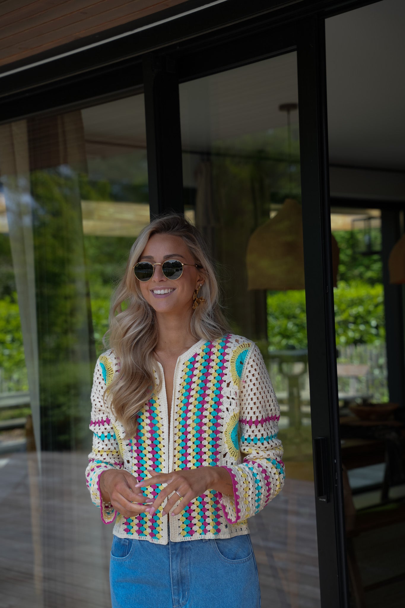 Charly coloré - Gilet crochet