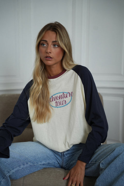 Evelina crème - Top manches longues
