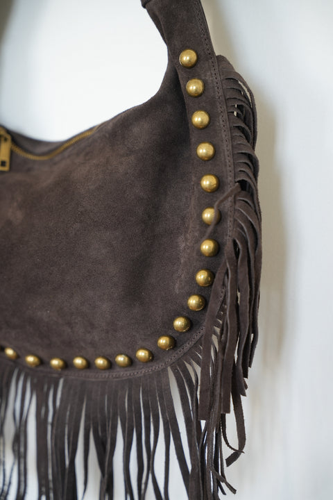 Kassandra chocolat - Sac en cuir