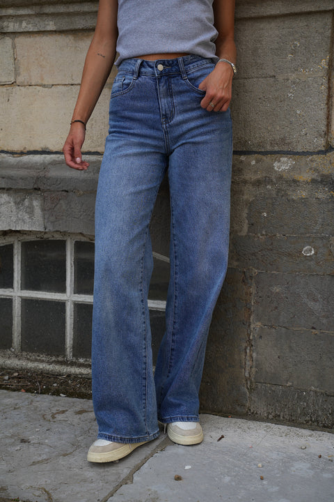 Alli bleu - Jean droit