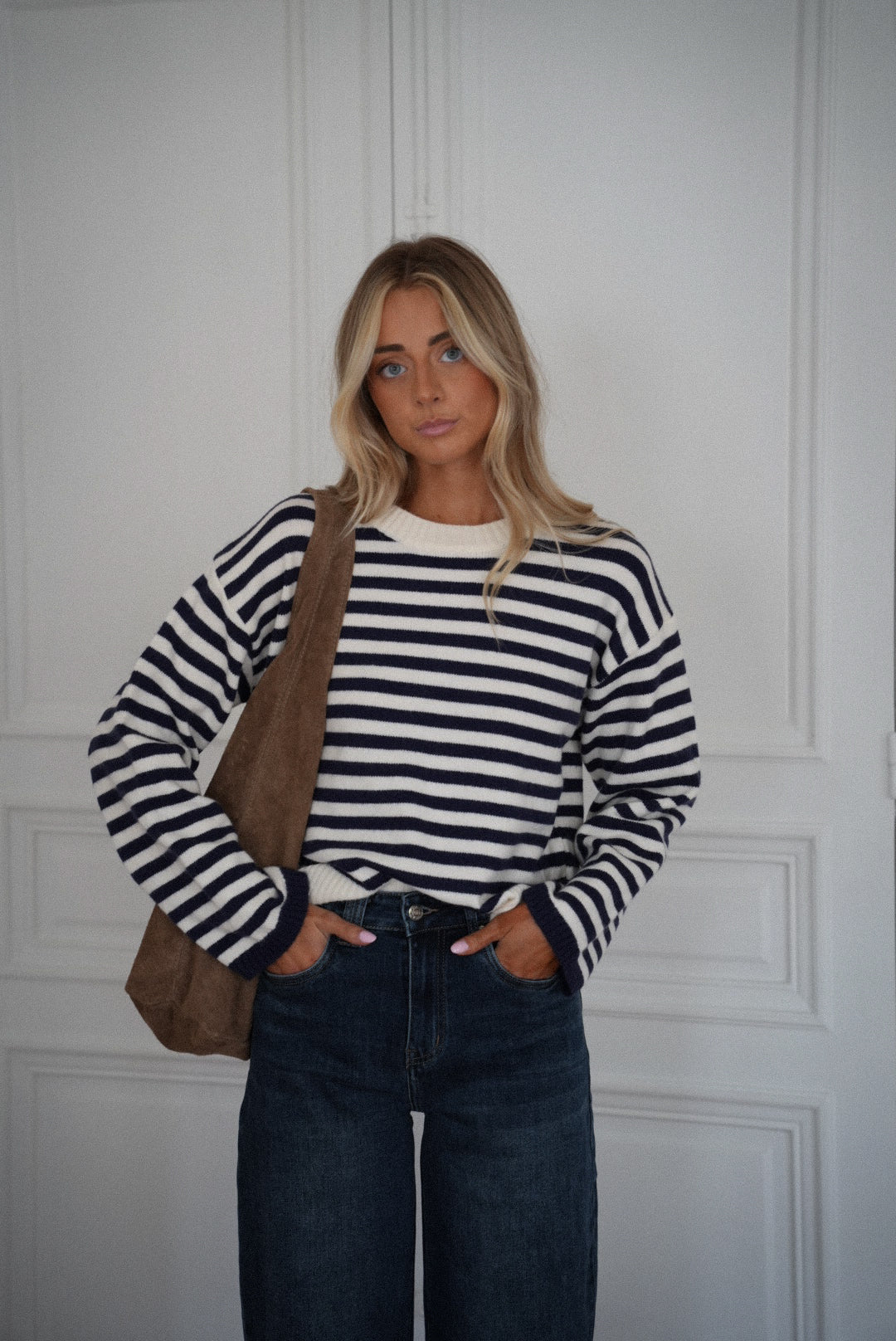Lina taupe - Sac en cuir