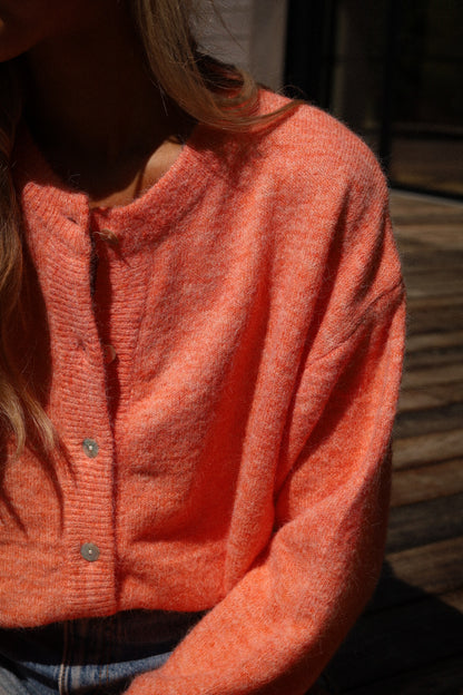 Orla orange - Gilet ample