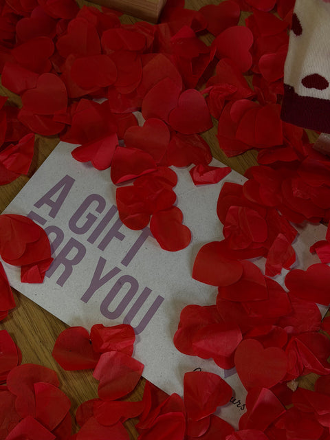 Carte cadeau physique O les cœurs