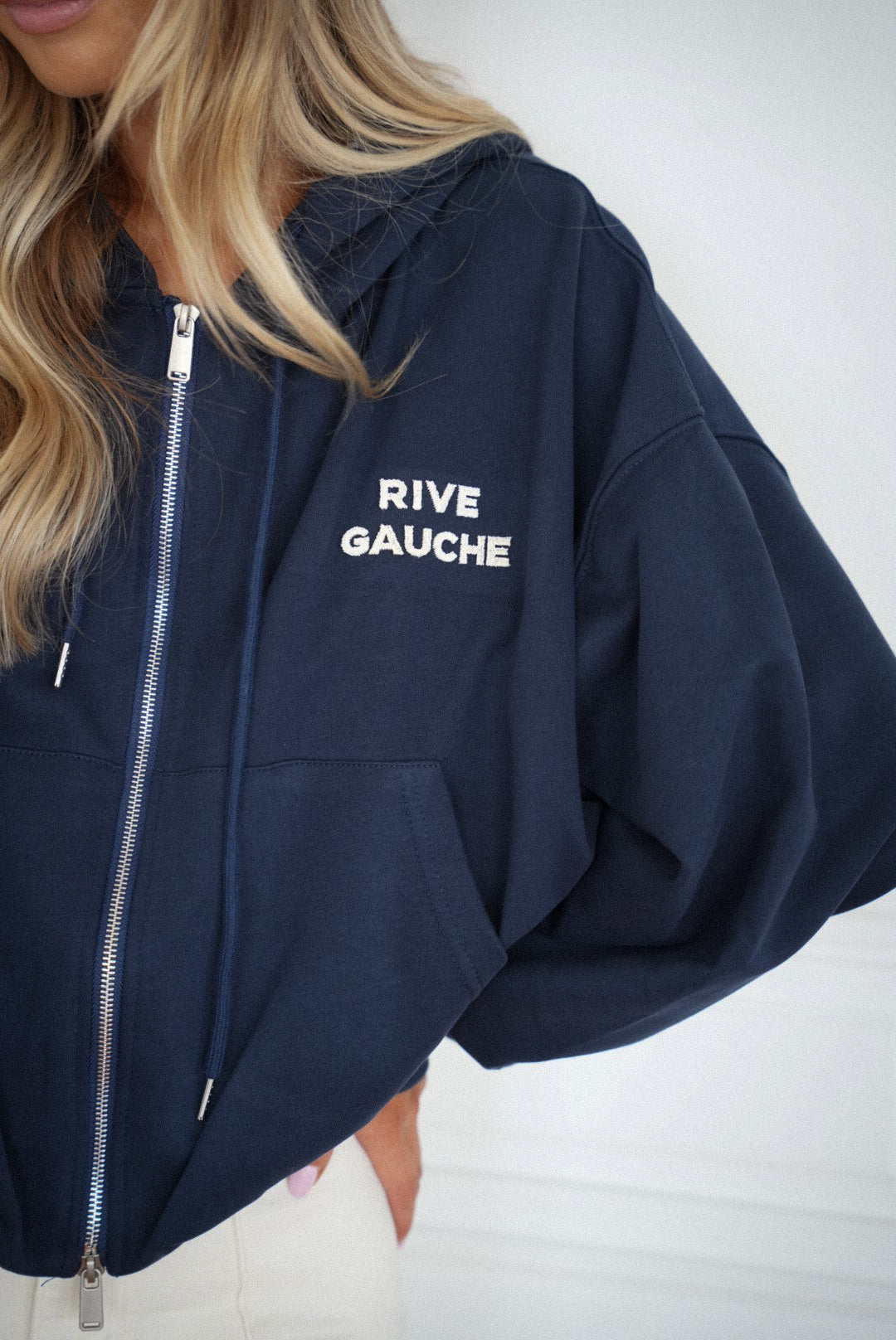 Ronan Marine - Sweat-shirt zippé