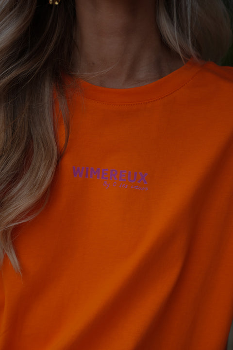 Wimereux orange - T-shirt imprimé
