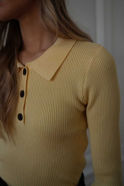 Marissa jaune - Pull fin