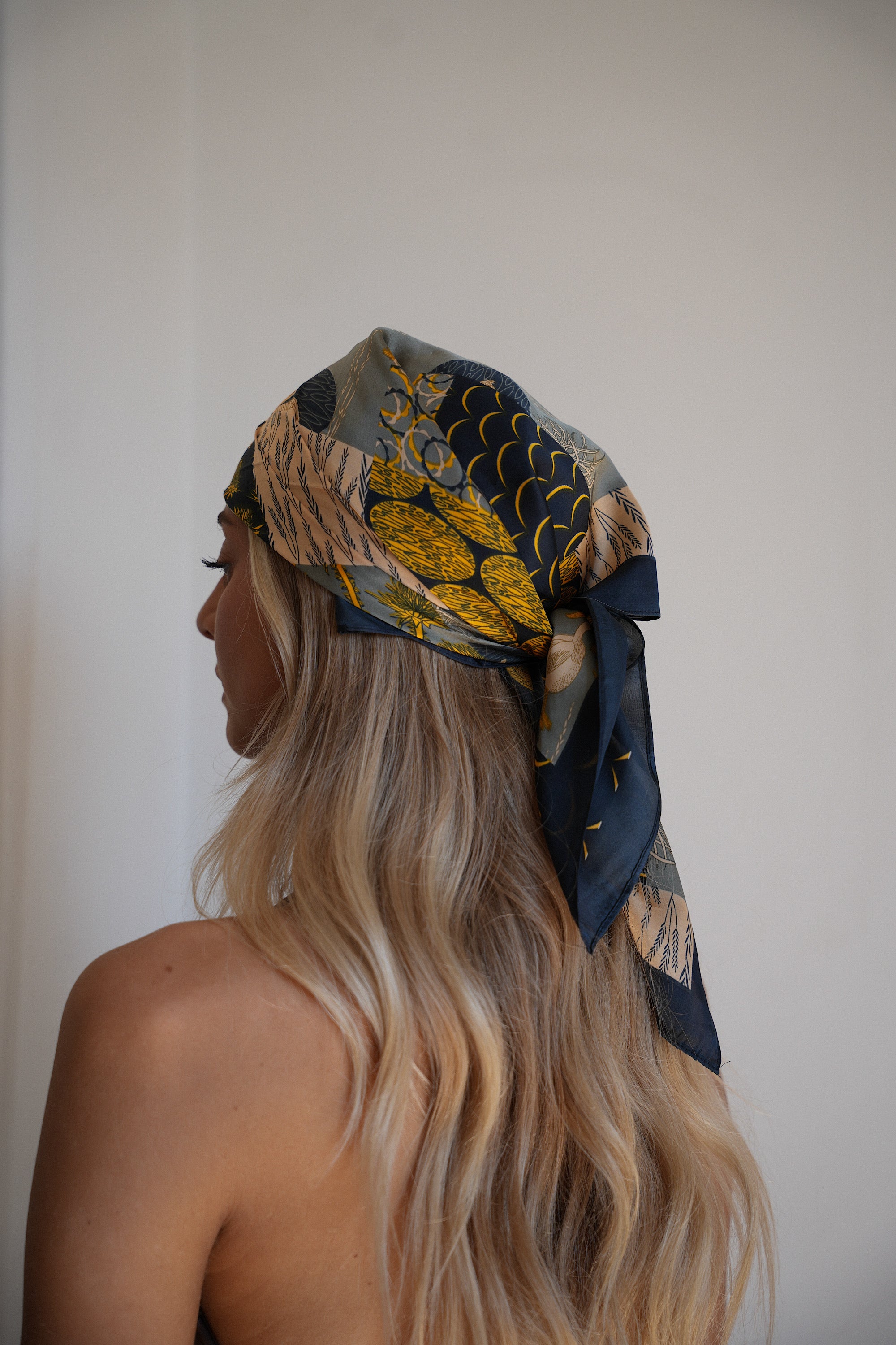 Fredy bleu - Foulard bandana