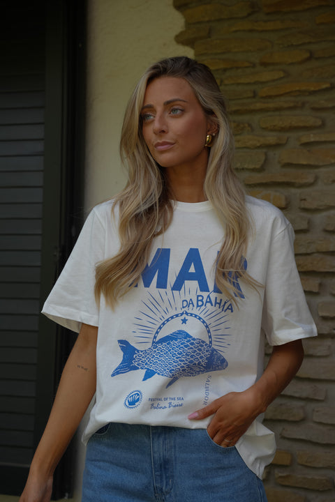 Cabaia blanc - T-shirt imprimé