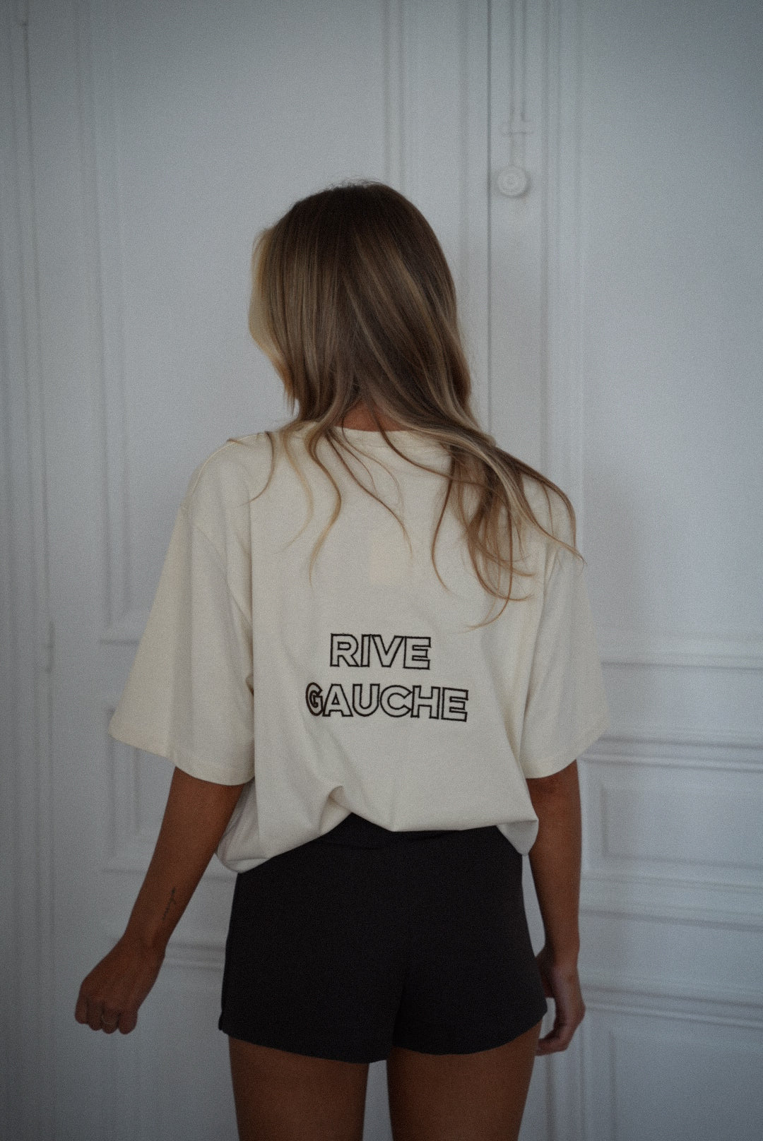 Orna beige - T-shirt brodé