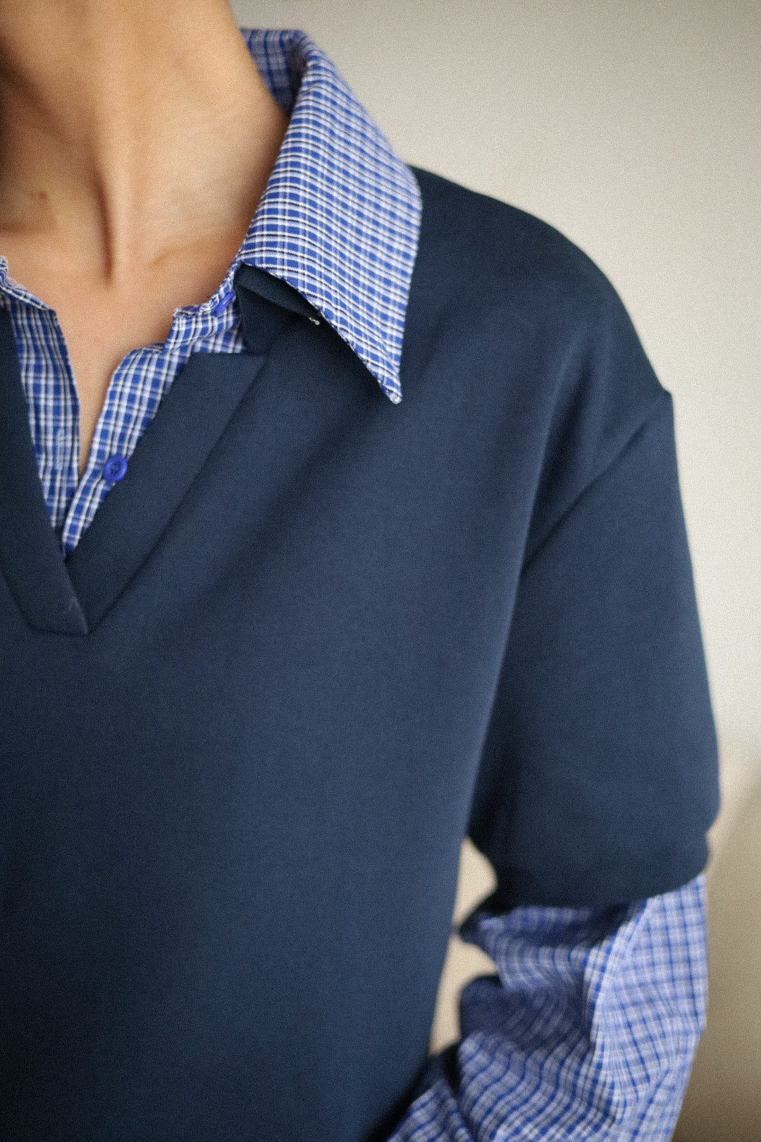 Cartney bleu - Sweat chemise