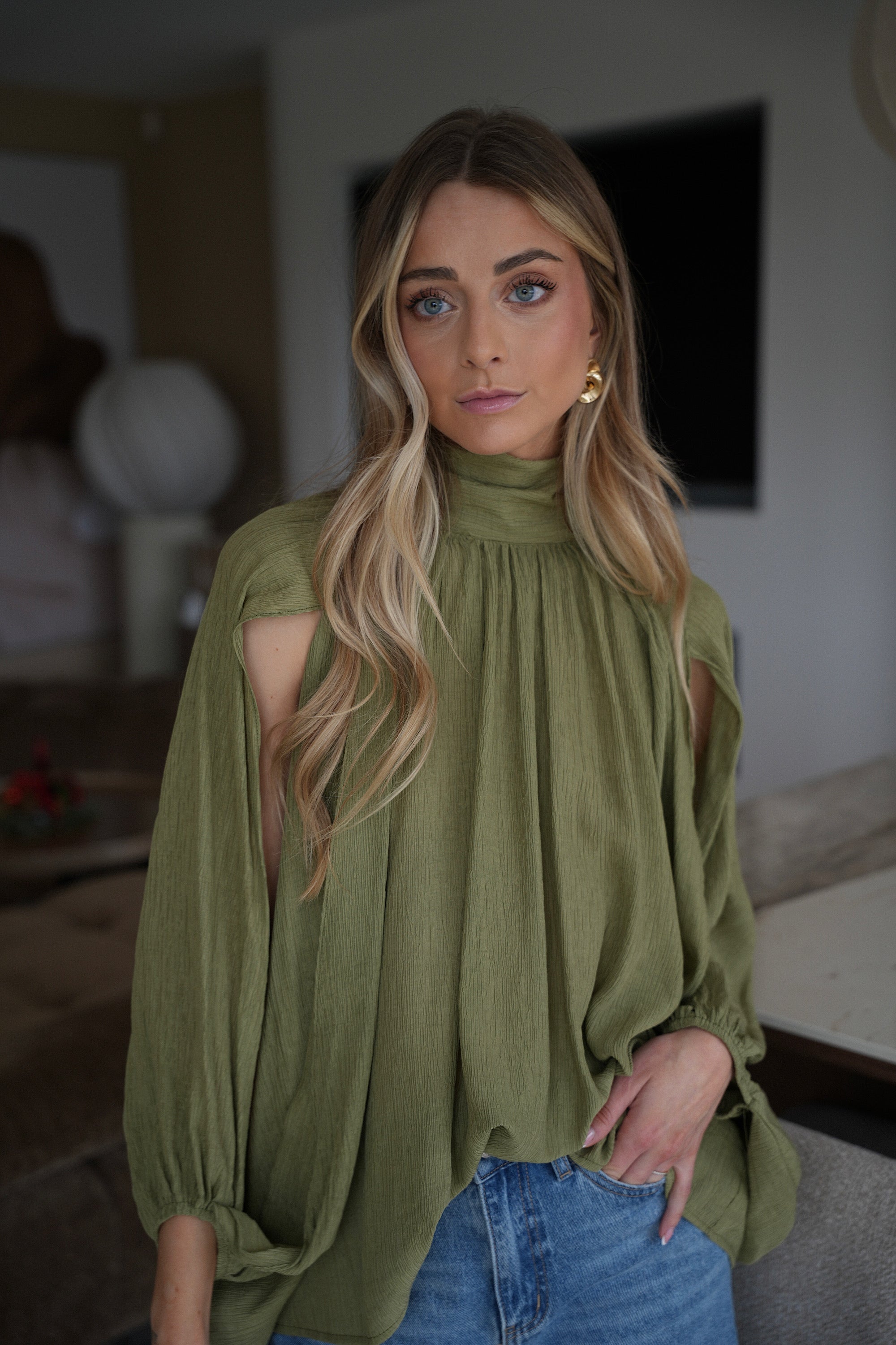 Emiliana verte - Blouse ample