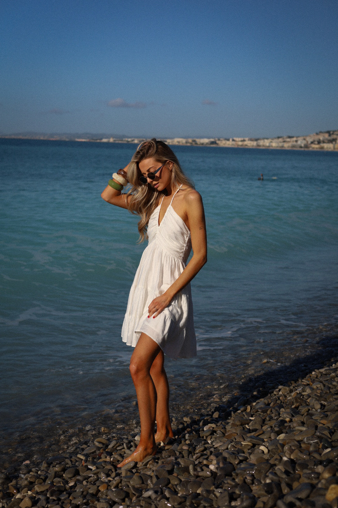 Maxine blanche - Robe fluide