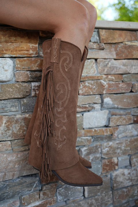 Janis taupes - Bottes santiags