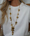 Luce doré - Collier acier
