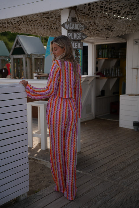 Effi colorée - Blouse crochet