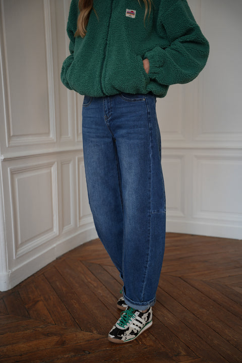 Erika bleu foncé - Jean ballon