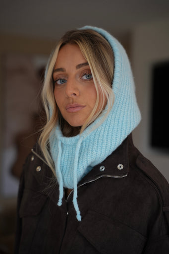 Milie bleue - Cagoule douce