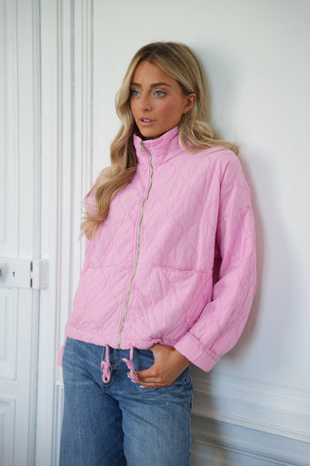 Tressia rose - Veste zippée