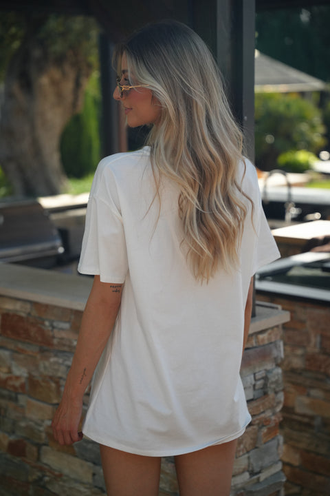 Alva blanc - T-shirt imprimé