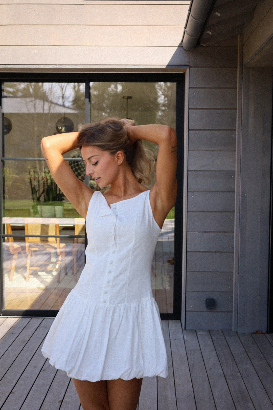 Sefa blanche - Robe ballon