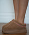 Taz camel - Mules bouclette