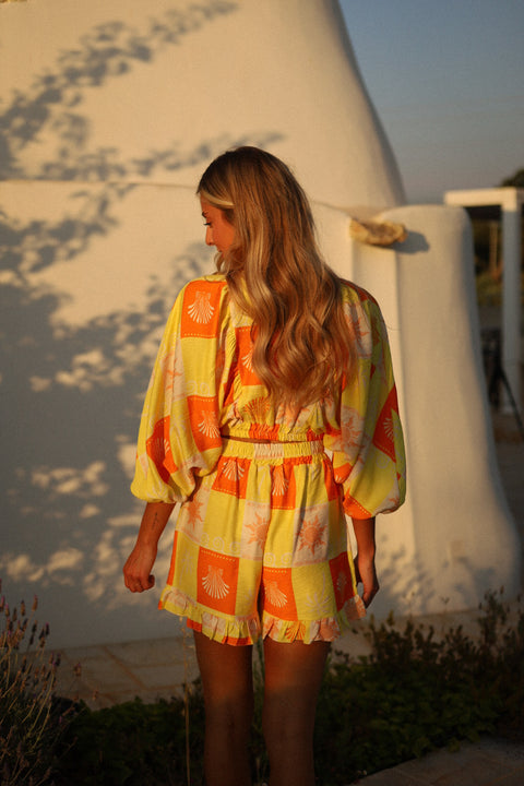 Colette jaune - Ensemble imprimé