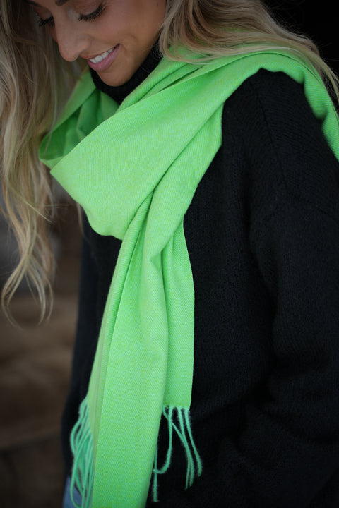 Capucine verte - Écharpe douce