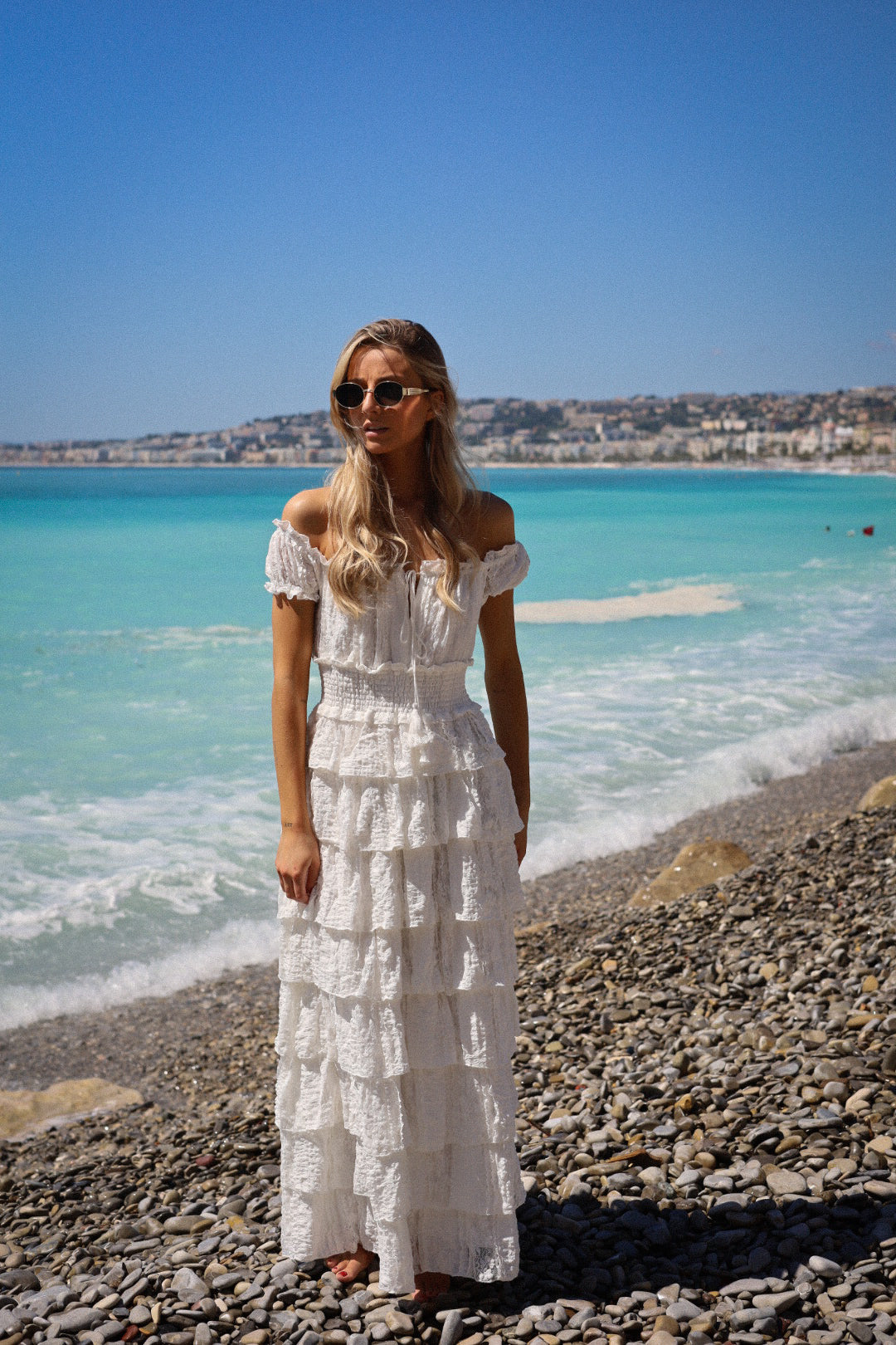 Charlene blanche - Robe longue