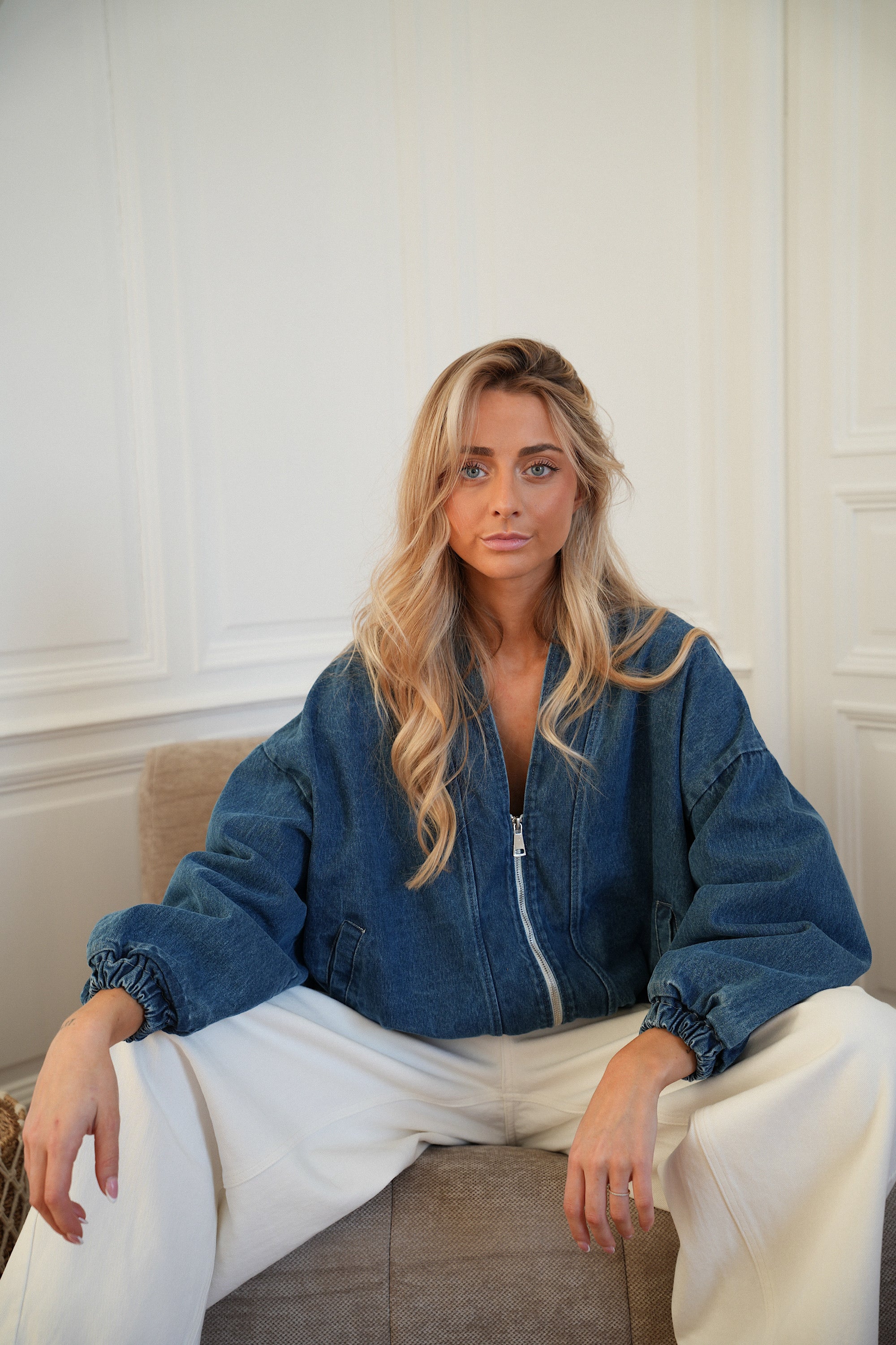 Carry bleue - Veste en jean