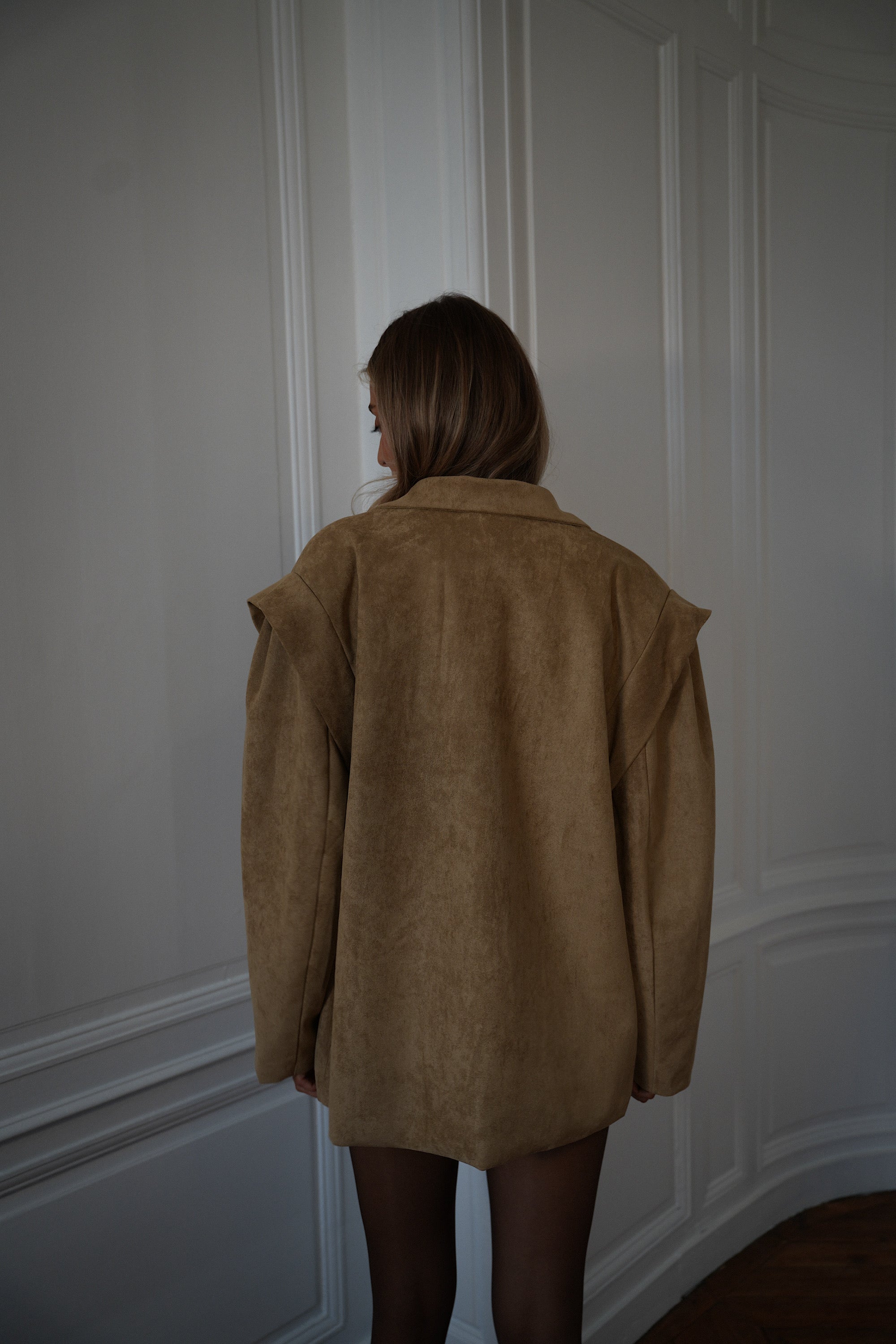 Vicky beige - Veste blazer