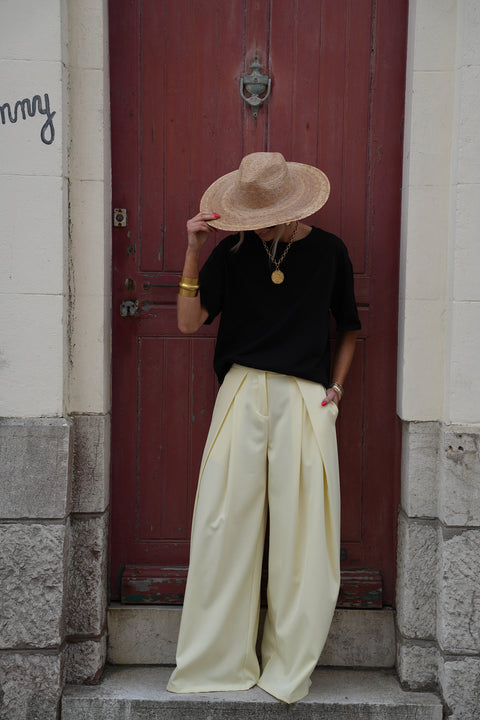 Chelsea jaune - Pantalon ample