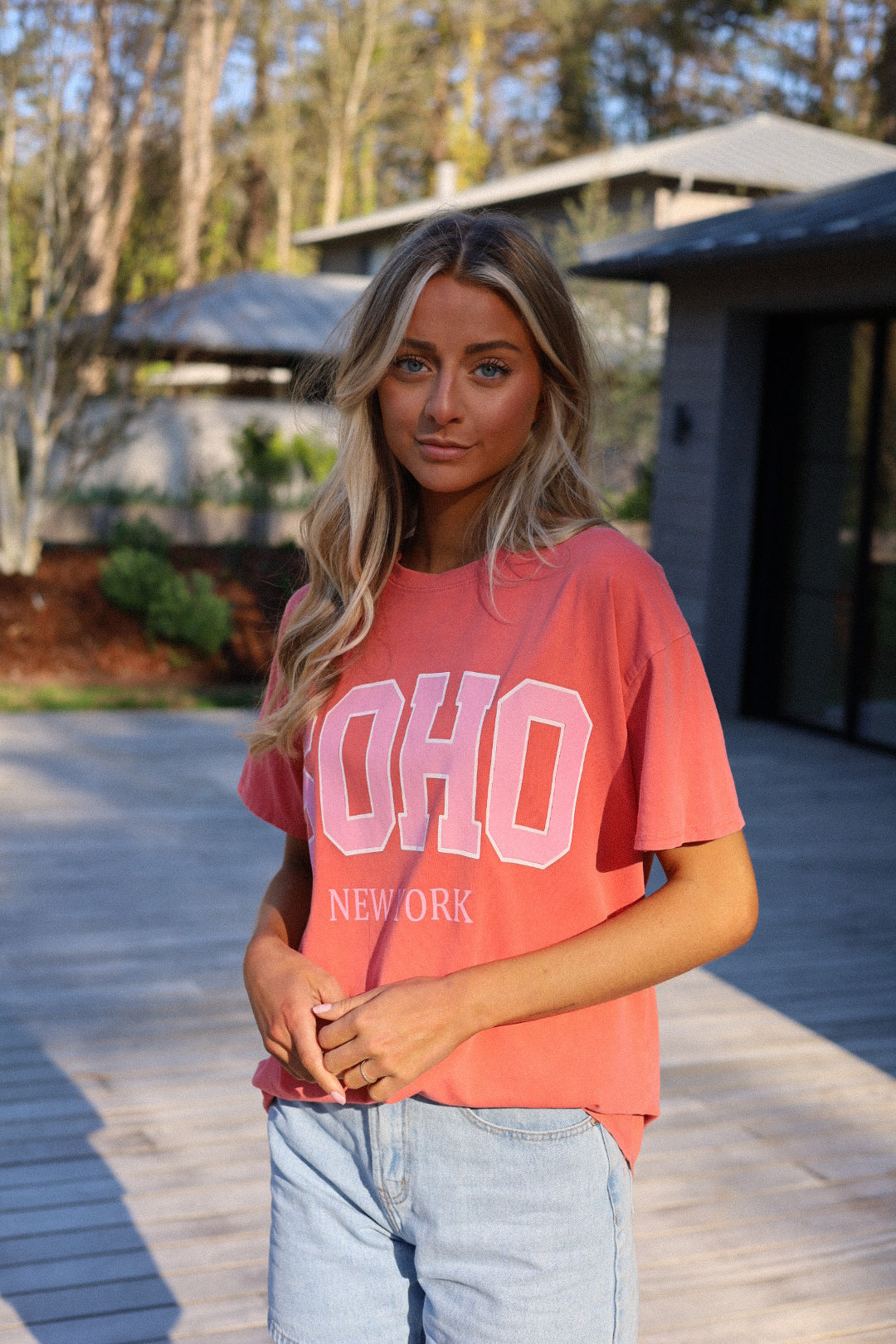 Soho orange - T-shirt ample