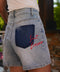 Isaac bleu - Short en jean