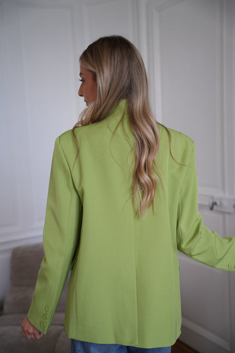 Manon vert - Blazer asymétrique