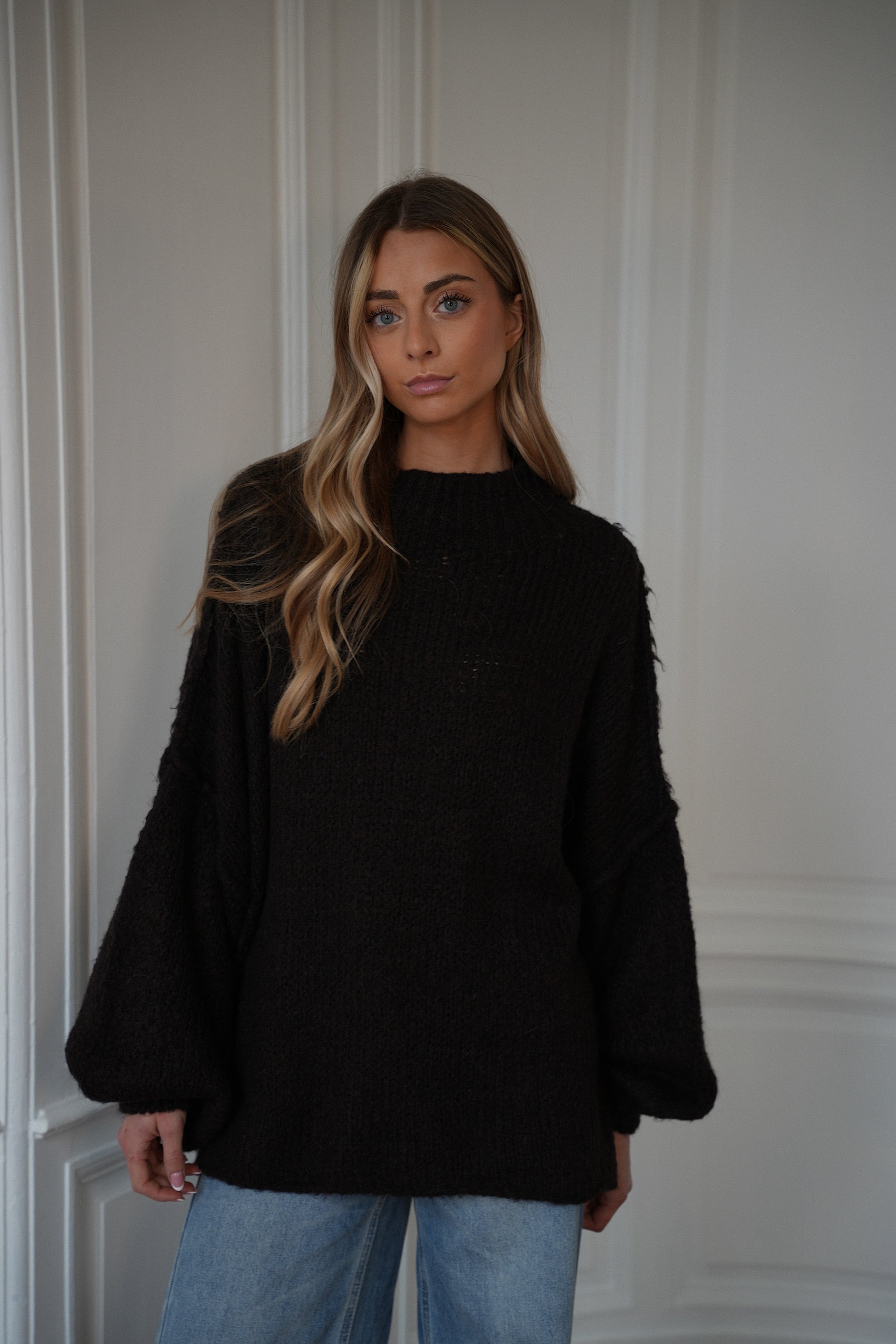 Liliane chocolat - Pull ample