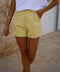 Sirena jaune - Short taille haute