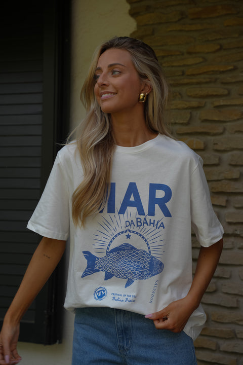 Cabaia blanc - T-shirt imprimé