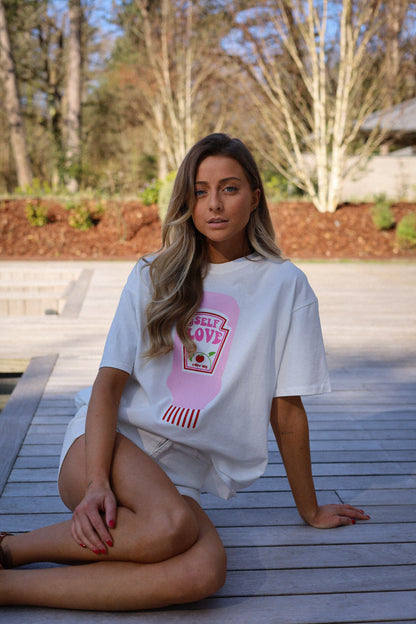 Hanz blanc - T-shirt imprimé