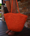 Opale orange - Sac en paille